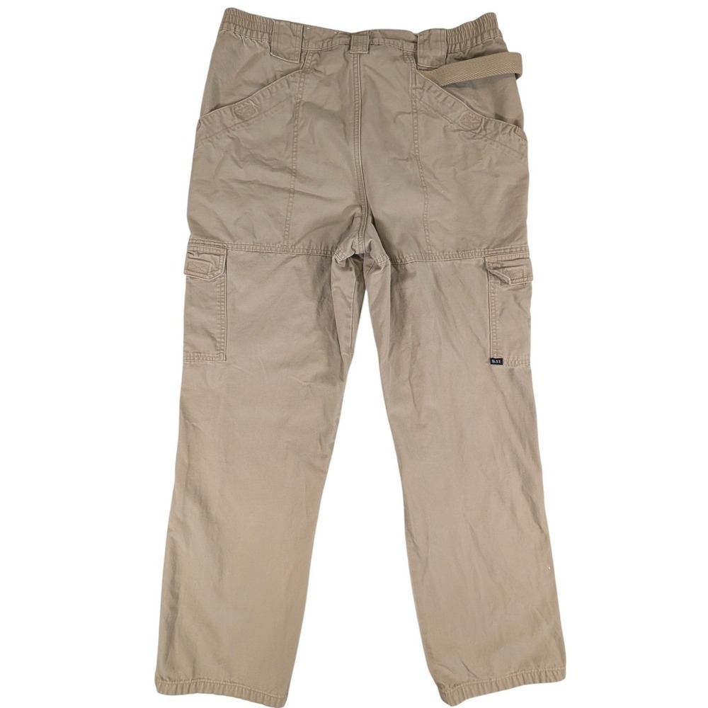 5.11 Tactical Series‎ Mens 36x32 Khaki Cargo Pants Cotton Ripstop Workwear READ - Picture 5 of 13